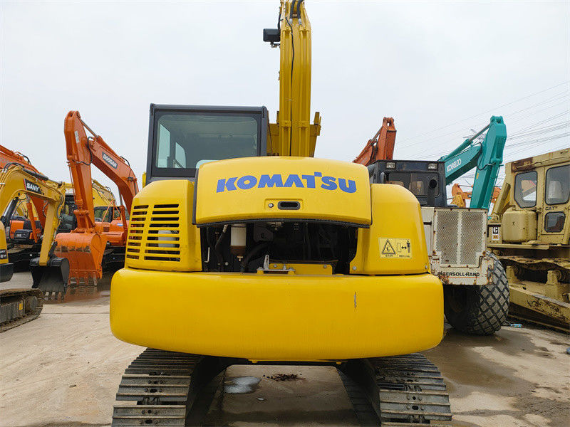 PC70 η KOMATSU χρησιμοποίησε το μίνι εκσκαφέα μίνι γεωργία εκσκαφέων αντιολισθητικών αλυσίδων 6,5 τόνου