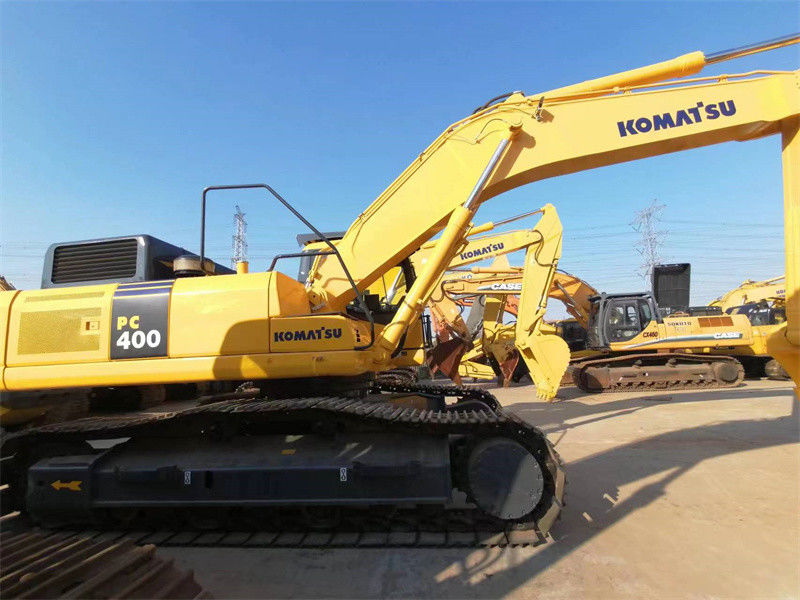 Εκσκαφέας KOMATSU PC400 της KOMATSU από δεύτερο χέρι μεγάλος εκσκαφέας αντιολισθητικών αλυσίδων της KOMATSU 40 τόνου