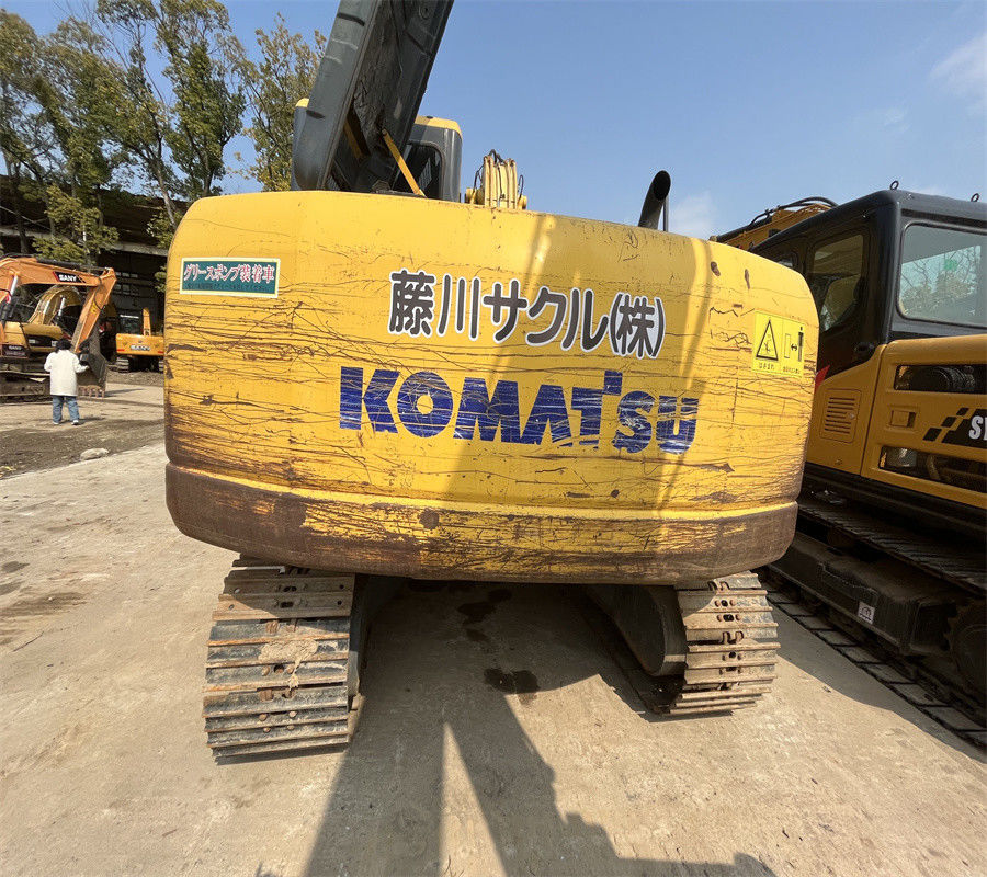 Χρησιμοποιημένος εκσκαφέας KOMATSU pc130-7 αντιολισθητικών αλυσίδων 13 τόνου υδραυλικός μίνι Backhoe εκσκαφέας