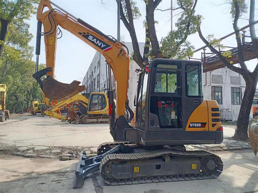 SY55C χρησιμοποιημένος μίνι Digger εκσκαφέας εκσκαφέων εκσκαφέων SANY SY75C Midi Sany
