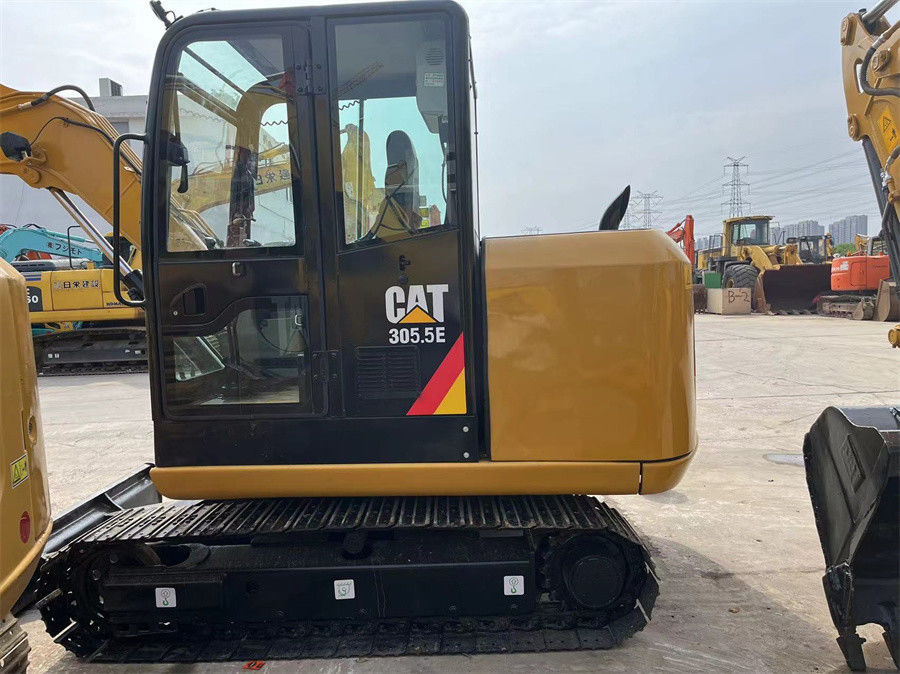 305.5E2 Μεταχειρισμένος εκσκαφέας Caterpillar 5.5 Ton Mini Hydraulic Crawler Excavator