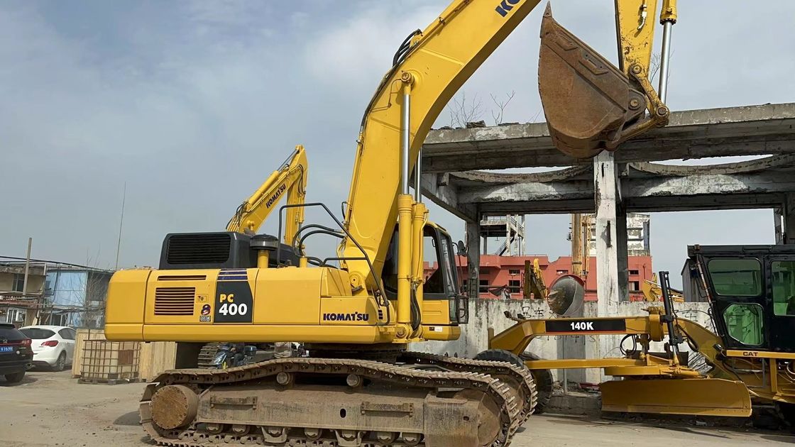 40 χρησιμοποιημένος τόνος της KOMATSU εκσκαφέων υδραυλικός εκσκαφέας της KOMATSU PC400 8 αντιολισθητικών αλυσίδων μεγάλος