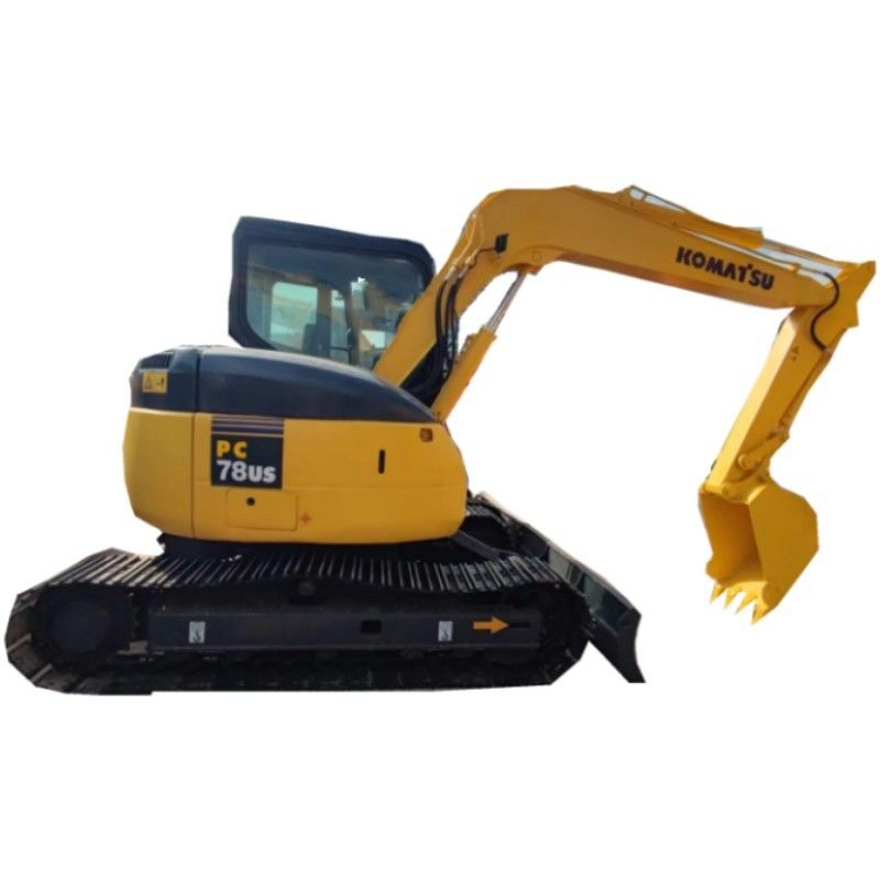 KOMATSU PC78US 6 χρησιμοποιημένος μίνι εκσκαφέας εκσκαφέας αντιολισθητικών αλυσίδων από δεύτερο χέρι 7 τόνου