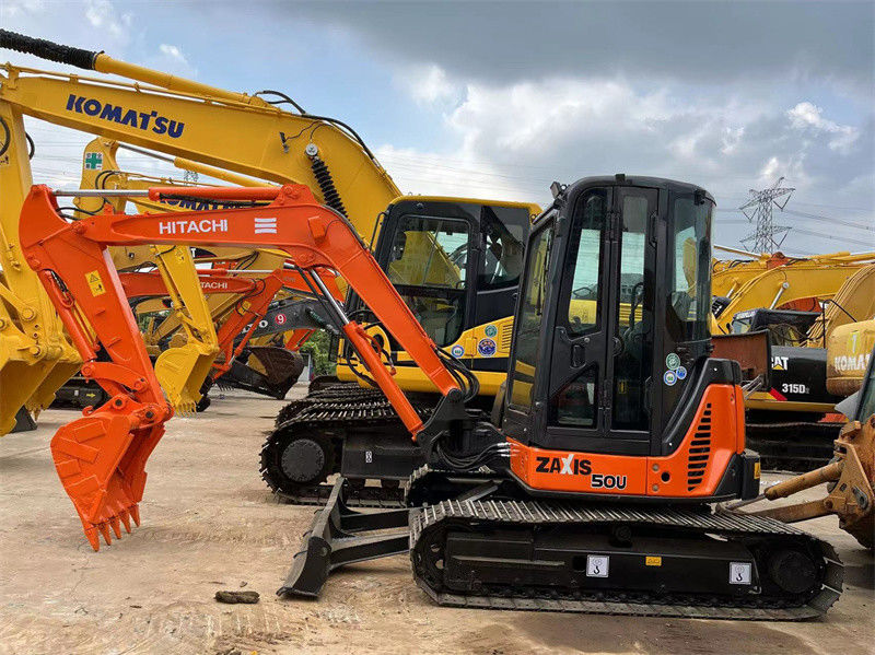 Χρησιμοποιούμενος εξορυκτής Hitachi ZX50U Mini Χρησιμοποιούμενος εξορυκτής Hitachi ZX50 Mini 5 τόνων