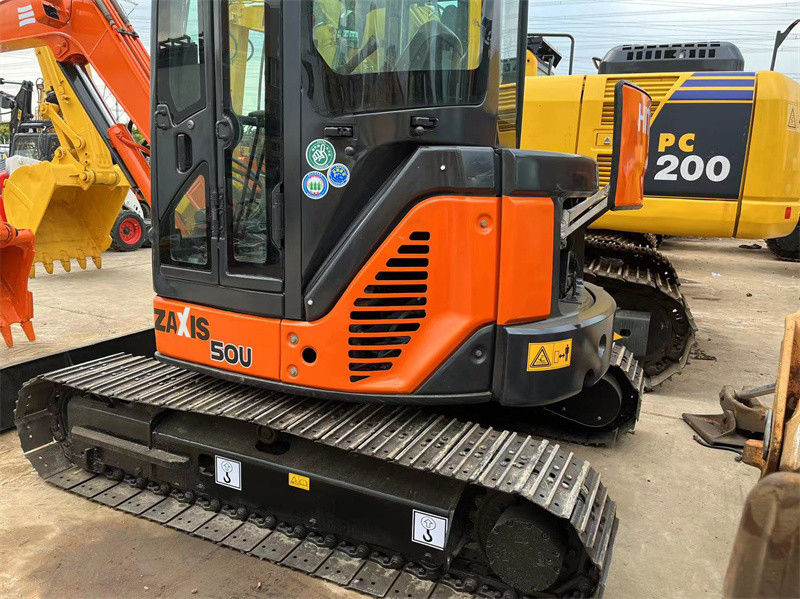 Χρησιμοποιούμενος εξορυκτής Hitachi ZX50U Mini Χρησιμοποιούμενος εξορυκτής Hitachi ZX50 Mini 5 τόνων