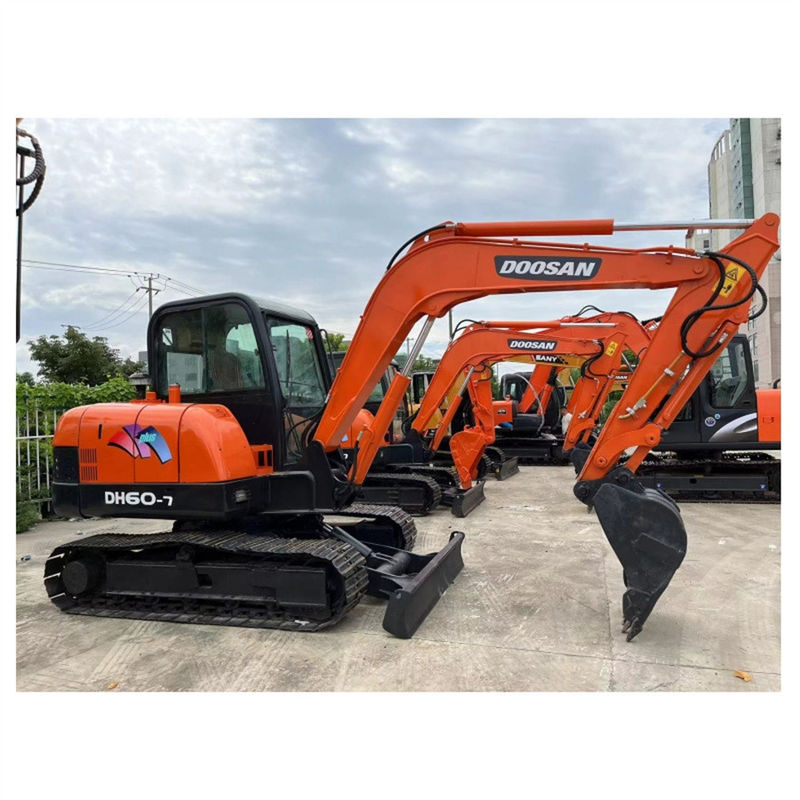 Μικρός εξορυκτής Doosan DH60 Mini Crawler Digger Κορέας μάρκα 6ton