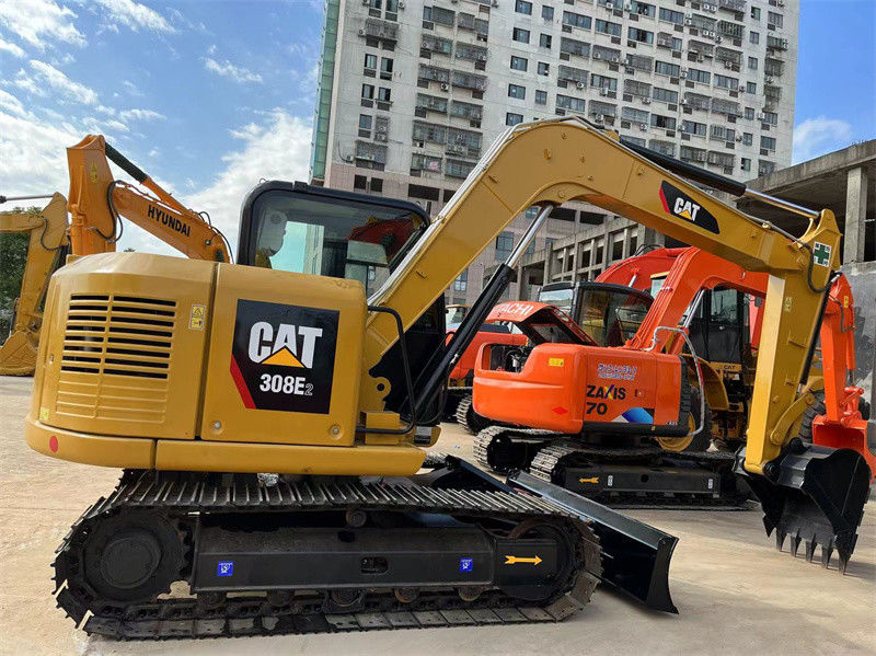 Χρησιμοποιούμενος CAT 308E2 Crawler Mini Excavator Χρησιμοποιούμενος Caterpillar 306 305 307 308 Excavator