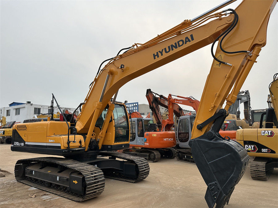 Αρχικό Hyundai 220 Excavator Hydraulic Crawler Παραγωγή στην Κορέα R220lc 9s