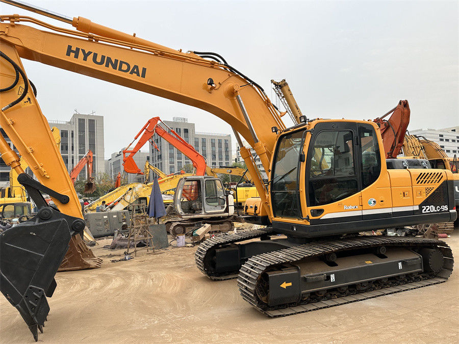 Αρχικό Hyundai 220 Excavator Hydraulic Crawler Παραγωγή στην Κορέα R220lc 9s