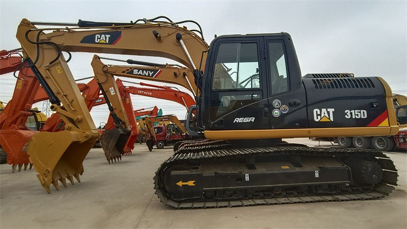 Χρησιμοποιούμενος εκσκαφέας Cat 315D Καθαρός Χρησιμοποιούμενος εξοπλισμός 15 τόνων Εκσκαφέας Cat 315