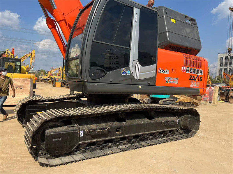 Χρησιμοποιούμενος εξορυκτής Hitachi ZX240 Original Χρησιμοποιούμενος εξορυκτής Ιαπωνίας 24 τόνων Μεσαίου μεγέθους εξορυκτής