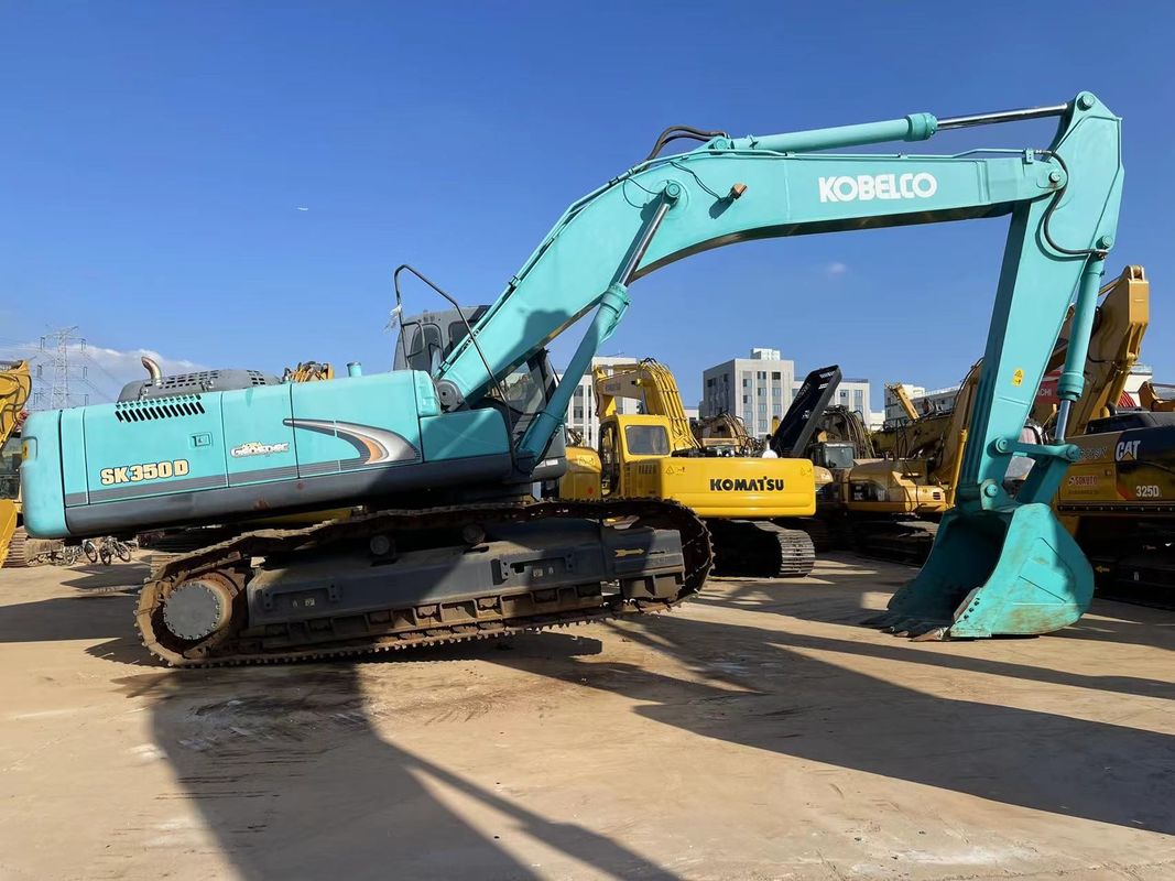 Χρησιμοποιηθέν 35 Τόνων Μεγάλος Kobelco Excavator SK350LC-8 Καθαρό Χρησιμοποιηθέν Excavators σε απόθεμα