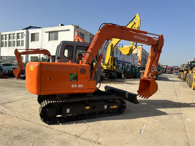 Ex60-5 Χρησιμοποιούμενος εξορυκτής Hitachi Mini Χρησιμοποιούμενος εξορυκτής 6 τόνων Hitachi 60