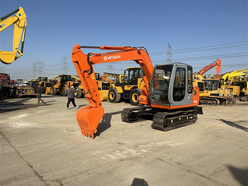 Ex60-5 Χρησιμοποιούμενος εξορυκτής Hitachi Mini Χρησιμοποιούμενος εξορυκτής 6 τόνων Hitachi 60