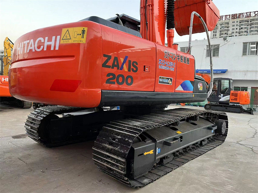 Χρησιμοποιήθηκε Ιαπωνία 2021χρονο Hitachi ZX200 Excavator Εξαιρετική κατάσταση Κόκκινο χρώμα