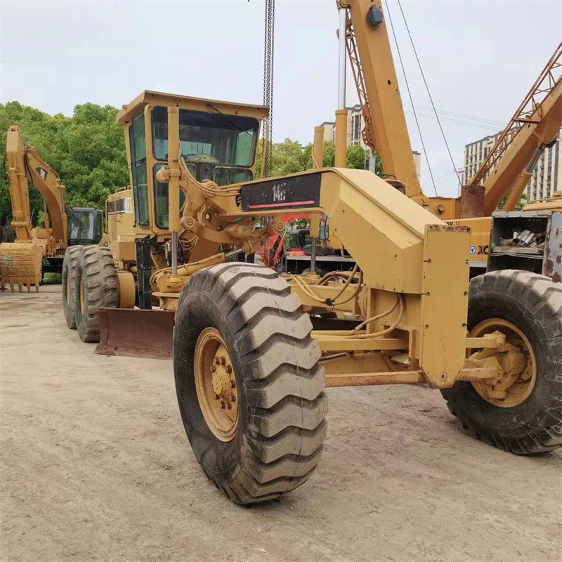 Η Αμερική προέλευση Caterpillar CAT 14H Motor Grader για την κατασκευή δρόμων Αποσβέστηση χιονιού