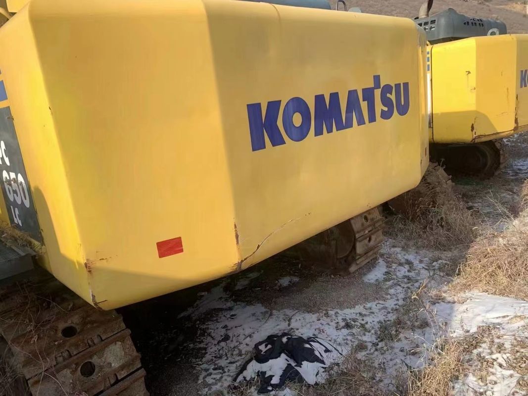 PC650-8R Χρησιμοποιούμενος εξορυκτής Komatsu μεταχειρισμένος 40 τόνων Μεγάλος εξορυκτής 650 αρχική μπογιά