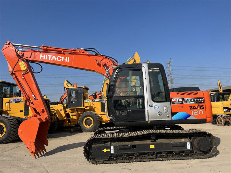 12 τόνους Χρησιμοποιούμενος εξορυκτής Hitachi ZX120 Ιαπωνία Καταγωγή Χρησιμοποιούμενος εξορυκτής Hitachi Zx120