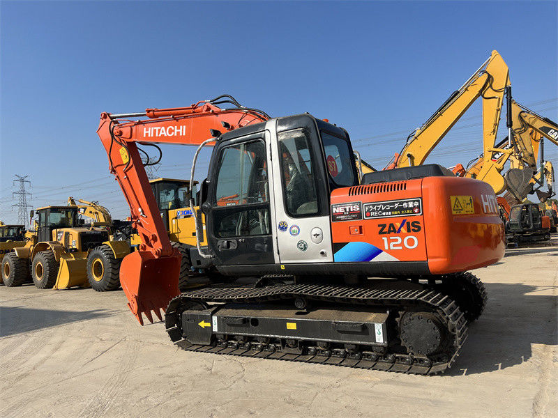 12 τόνους Χρησιμοποιούμενος εξορυκτής Hitachi ZX120 Ιαπωνία Καταγωγή Χρησιμοποιούμενος εξορυκτής Hitachi Zx120