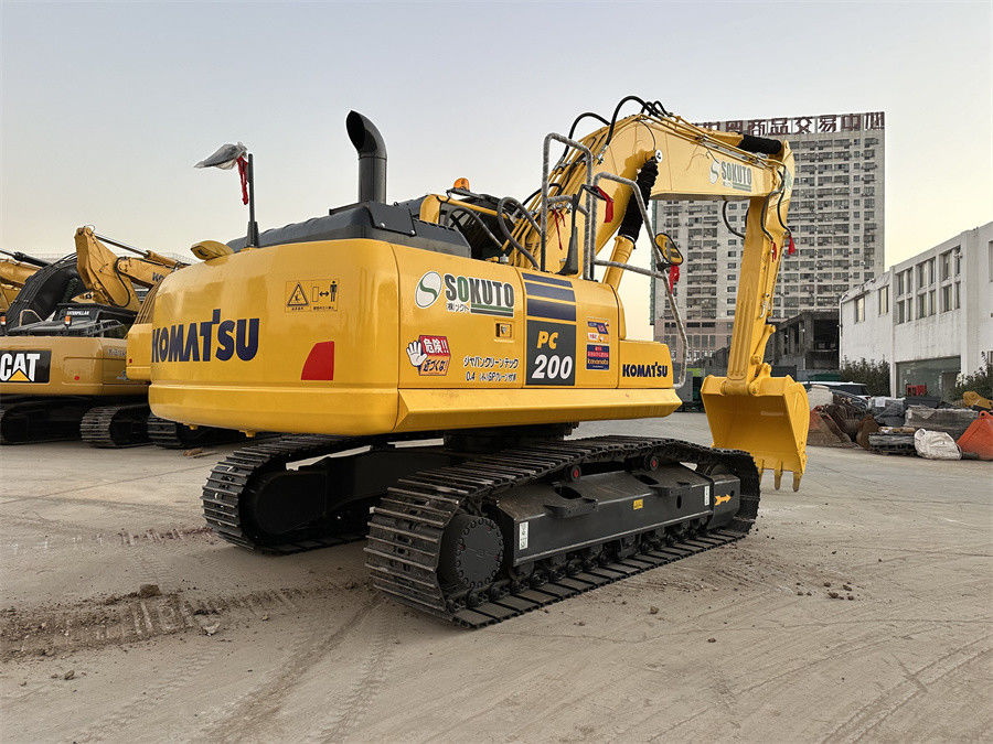 90% Νέο Χρησιμοποιούμενο Τύπο Κρόλερ Komatsu PC200 Ιαπωνία Κατασκευή Εξαιρετική Απόδοση Λίγο Χρησιμοποιούμενο