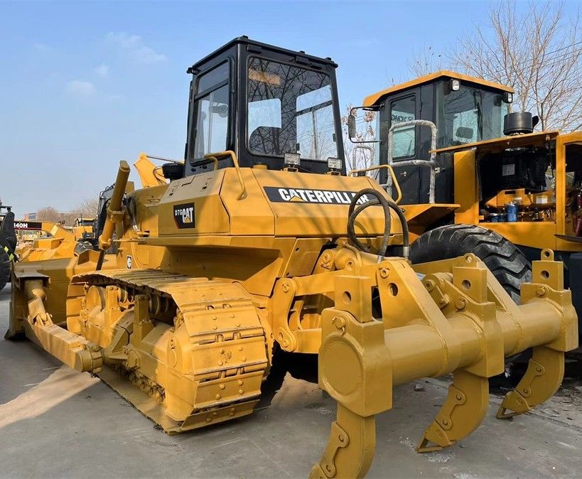 Χρησιμοποιούμενη CAT Caterpillar D7G Crawler Tractor Bulldozer σε καλή κατάσταση με λεπίδα και σκιστήρα