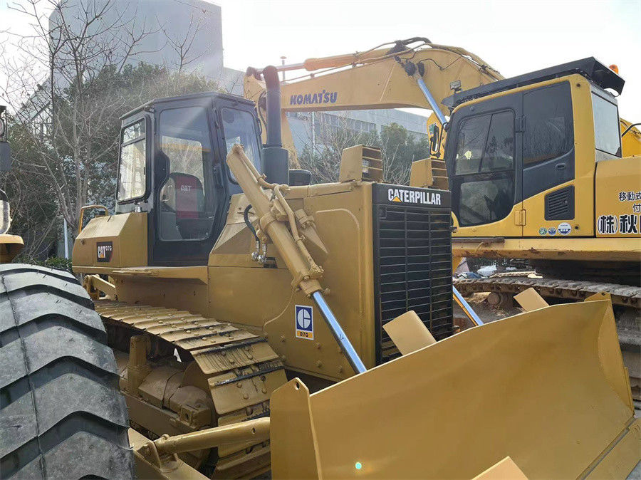 Χρησιμοποιούμενη CAT Caterpillar D7G Crawler Tractor Bulldozer σε καλή κατάσταση με λεπίδα και σκιστήρα