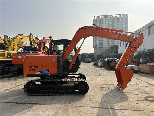 Χρησιμοποιηθέντες εξορυκτές Η Hitachi ZX70 Υδραυλικός εξορυκτής σάρωσης Χρησιμοποιήθηκε 7 τόνοι Μίνι Hitachi εξορυκτής 70