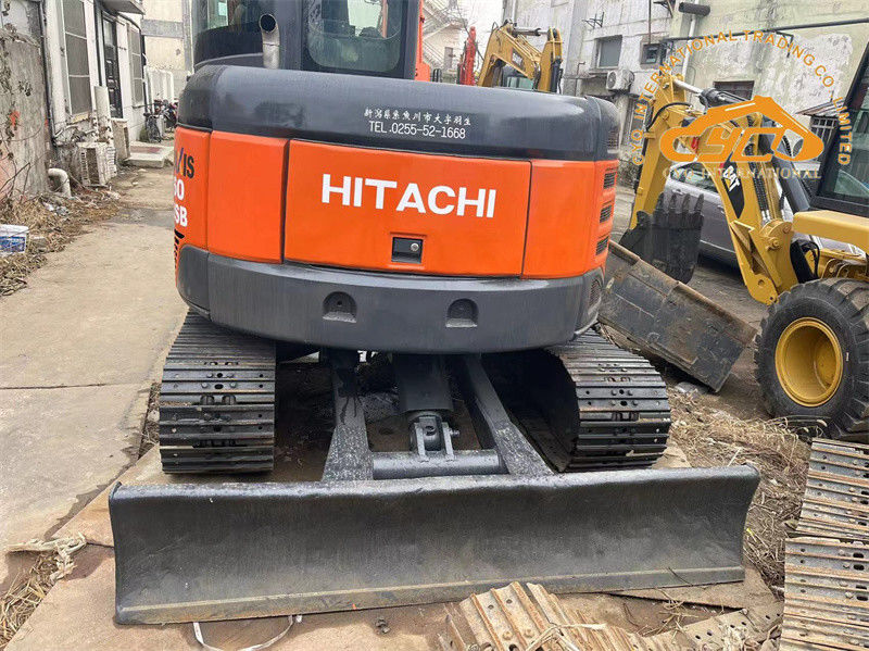 Χρησιμοποιούμενος εξορυκτής Hitachi ZX60USB Mini Χρησιμοποιούμενος εξορυκτής 6 τόνων Hitachi ZX60 Crawler