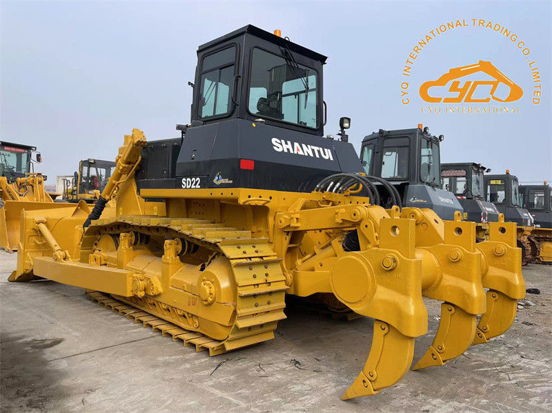 Τύπος τροχαίο Χρησιμοποιούμενος Shantui SD22 Bulldozer Δεύτερο χέρι Dozer Tractor