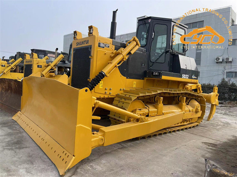 Τύπος τροχαίο Χρησιμοποιούμενος Shantui SD22 Bulldozer Δεύτερο χέρι Dozer Tractor