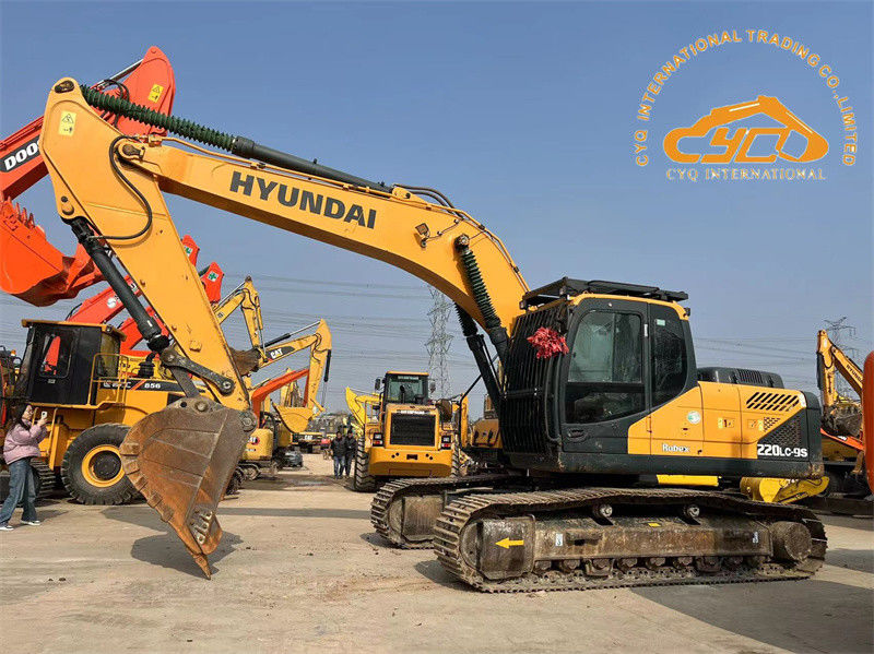 Αρχική μπογιά Χρησιμοποιήθηκε Hyundai 220LC-9S Εκσκαφέας 22 Τόνων Χρησιμοποιούμενος Hyundai 220 Digger