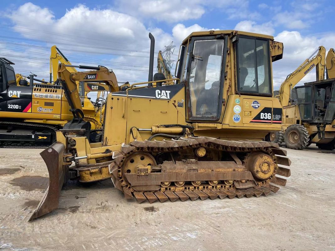 Αρχικό χρώμα Χρησιμοποιούμενη Caterpillar Dozer μεταχειρισμένη Cat D3G μπουλντόζα