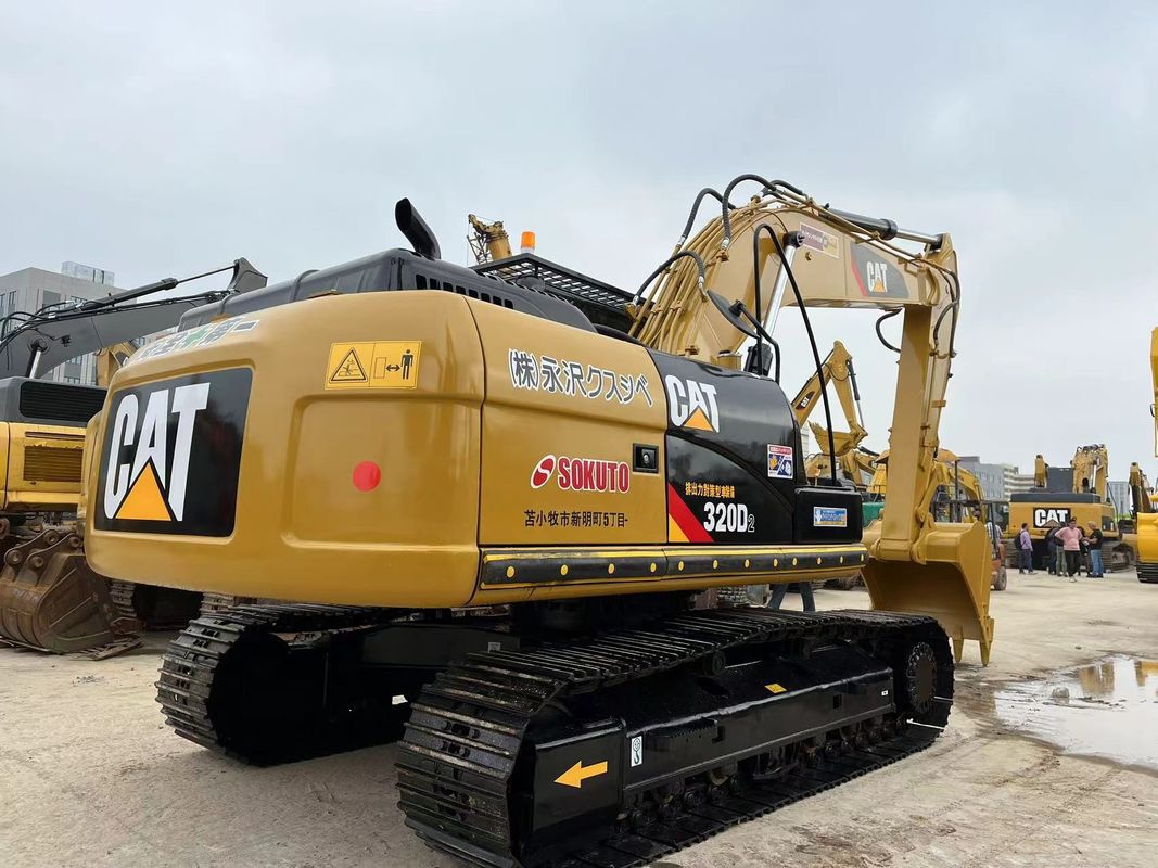 500-2000 ώρες Χρησιμοποιούμενη Εκσκαφέας Caterpillar 320D2 Χωρίς διαρροή πετρελαίου