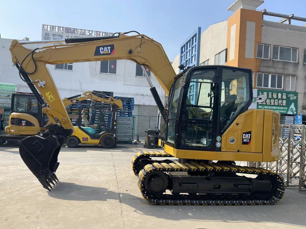 Χρησιμοποιούμενη Caterpillar 307.5 Εκσκαφέας 0,33 M3 χωρητικότητα κουβάς για έργα κατασκευής