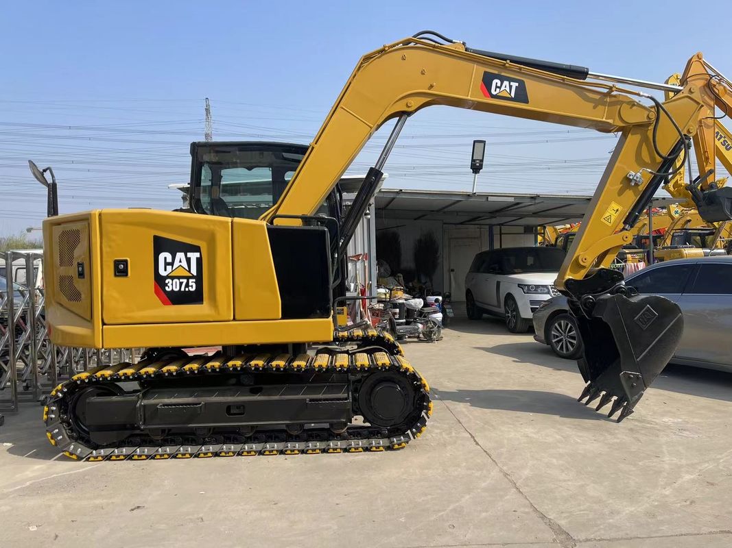 Χρησιμοποιούμενη Caterpillar 307.5 Εκσκαφέας 0,33 M3 χωρητικότητα κουβάς για έργα κατασκευής