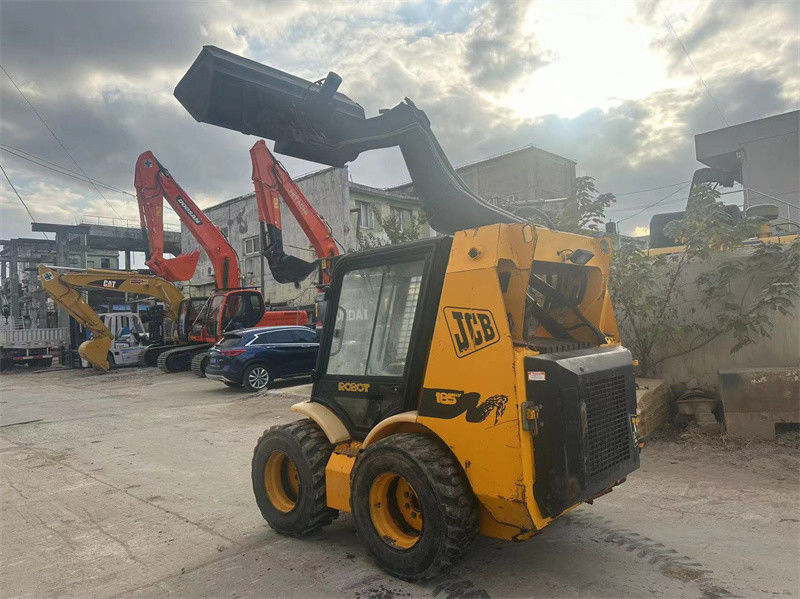 Χρησιμοποιούμενο JCB 185 μίνι φορτιστή πατινάζ Χρησιμοποιούμενο JCB 175 μίνι φορτιστή τροχών φορτιστή πατινάζ