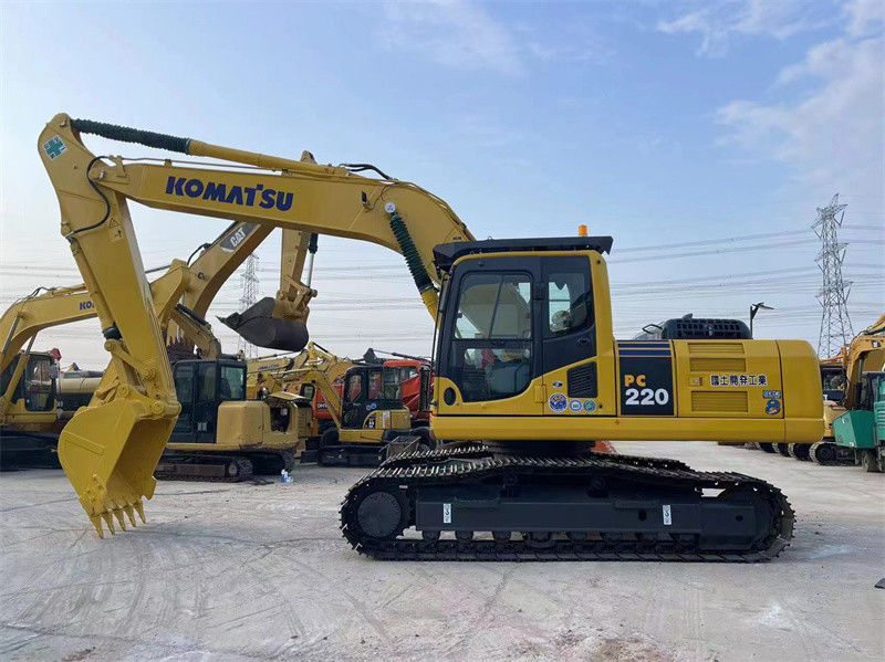 Υψηλής ποιότητας μεταχειρισμένη εξορυκτική μηχανή της Ιαπωνίας Komatsu PC220-8 εξορυκτική μηχανή PC200 PC220 PC240