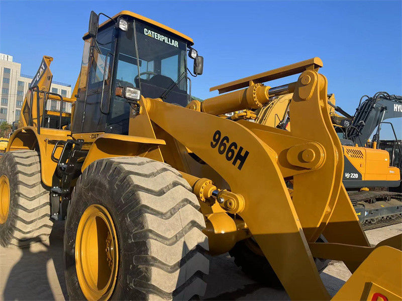 Χρησιμοποιούμενος φορτιστής τροχών CAT 966H Caterpillar CAT 966 Front Loader με ισχυρό κινητήρα ντίζελ