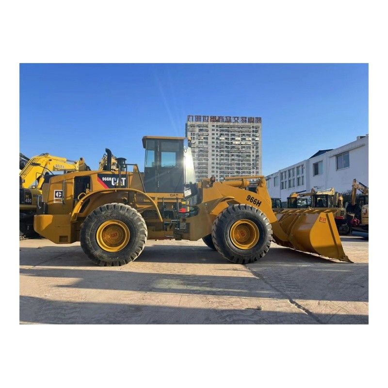 Χρησιμοποιούμενος φορτιστής τροχών CAT 966H Caterpillar CAT 966 Front Loader με ισχυρό κινητήρα ντίζελ