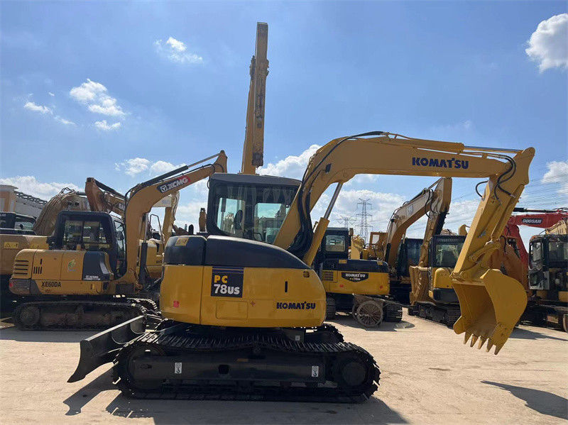 Αρχική Ιαπωνία Χρησιμοποιούμενη Komatsu PC78us Crawler Excavator PC78US-6 Mini Excavator
