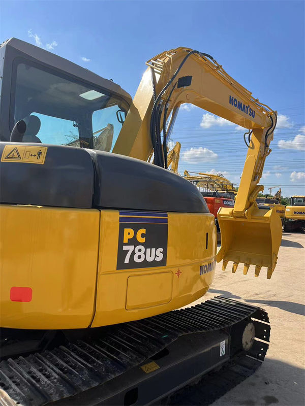 Αρχική Ιαπωνία Χρησιμοποιούμενη Komatsu PC78us Crawler Excavator PC78US-6 Mini Excavator