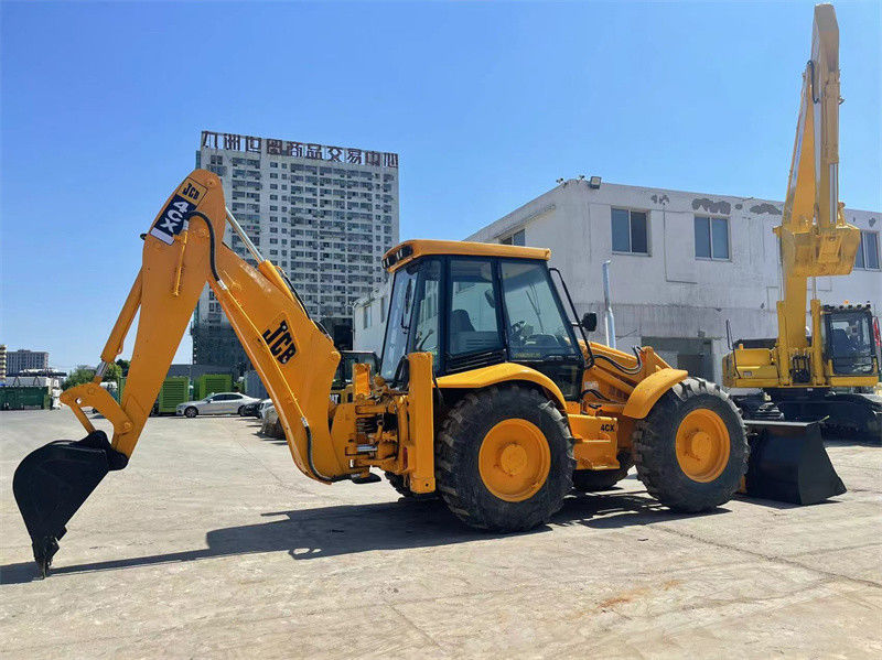 Προέλευση ΗΠΑ Χρησιμοποιούμενο JCB 4CX Backhoe Loader μεταχειρισμένο JCB 4CX Wheel Backhoe Loader