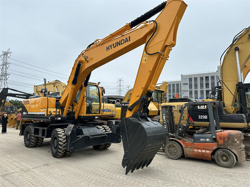 ανακαινισμένο Χρησιμοποιούμενο Hyundai R210W-9 τροχόσκαφος Χρησιμοποιούμενο Hyundai 21 Ton 210 τροχόσκαφος