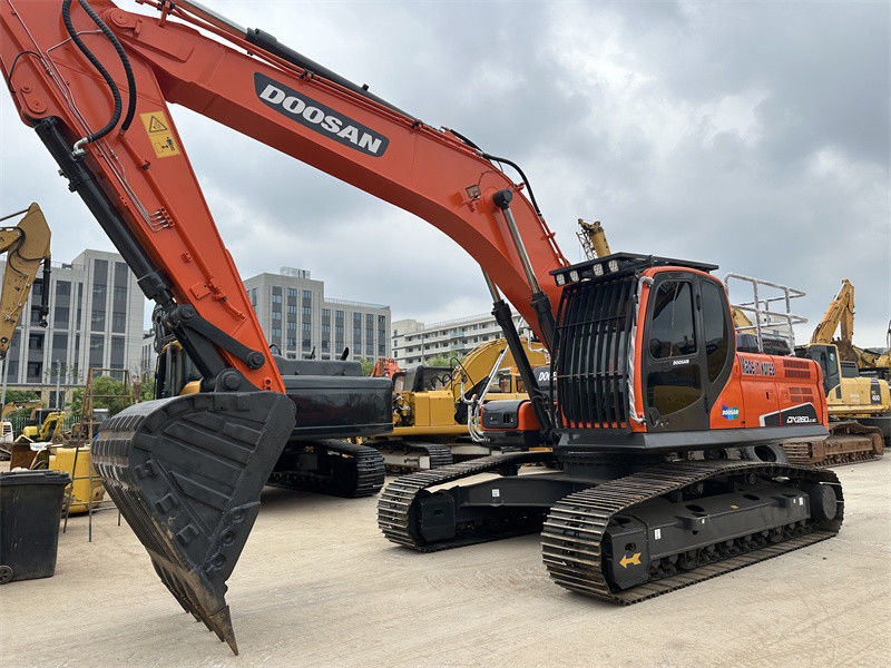 180 KW ισχύς κινητήρα Doosan DX260 Χρησιμοποιούμενα εξορυκτήρες με χωρητικότητα κουβάς 1,2 M3