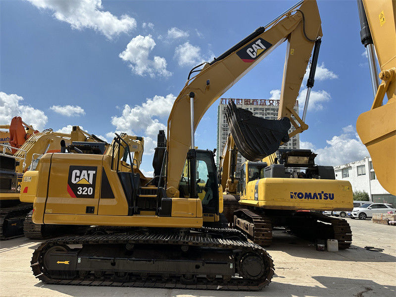 Χρησιμοποιημένο CAT 320 Εκσκαφέας 6 κυλίνδρων κινητήρας C7.1 μεταχειρισμένο Caterpillar 320 σκάφτης