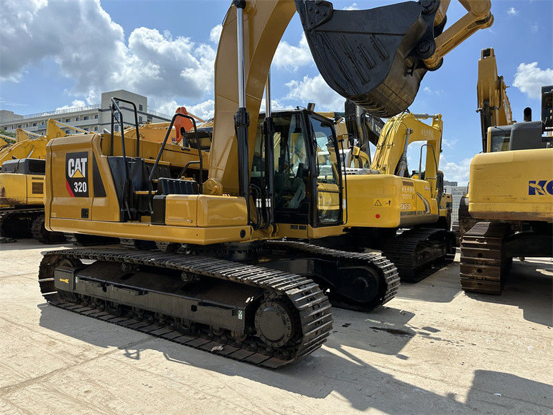 Χρησιμοποιημένο CAT 320 Εκσκαφέας 6 κυλίνδρων κινητήρας C7.1 μεταχειρισμένο Caterpillar 320 σκάφτης