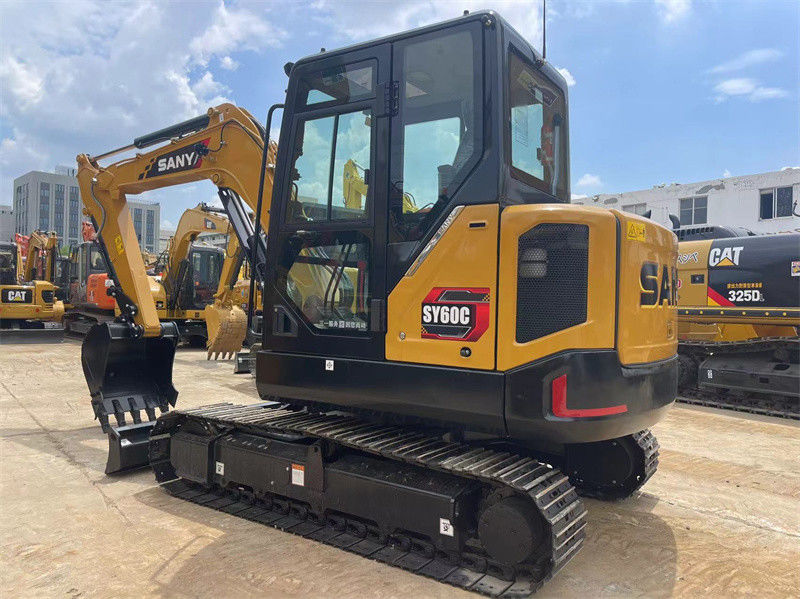 Τελευταία εκσκαφέας Sany SY60C 6 τόνων Sany Sy60 Mini Digger