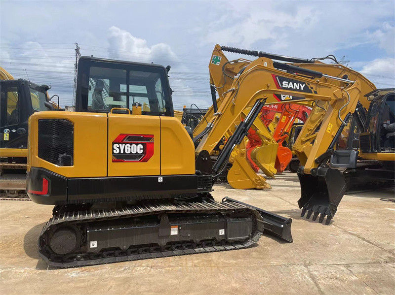 Τελευταία εκσκαφέας Sany SY60C 6 τόνων Sany Sy60 Mini Digger