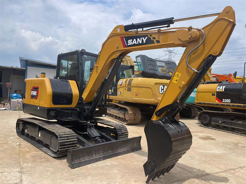 Τελευταία εκσκαφέας Sany SY60C 6 τόνων Sany Sy60 Mini Digger