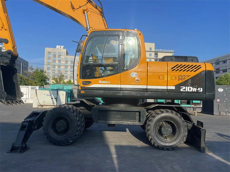 20 τόνους Κορέα Χρησιμοποιούμενη Υούνταϊ R210W-9 τροχοφόρος εξορυκτής Υούνταϊ 210 τροχοφόρος εξορυκτής